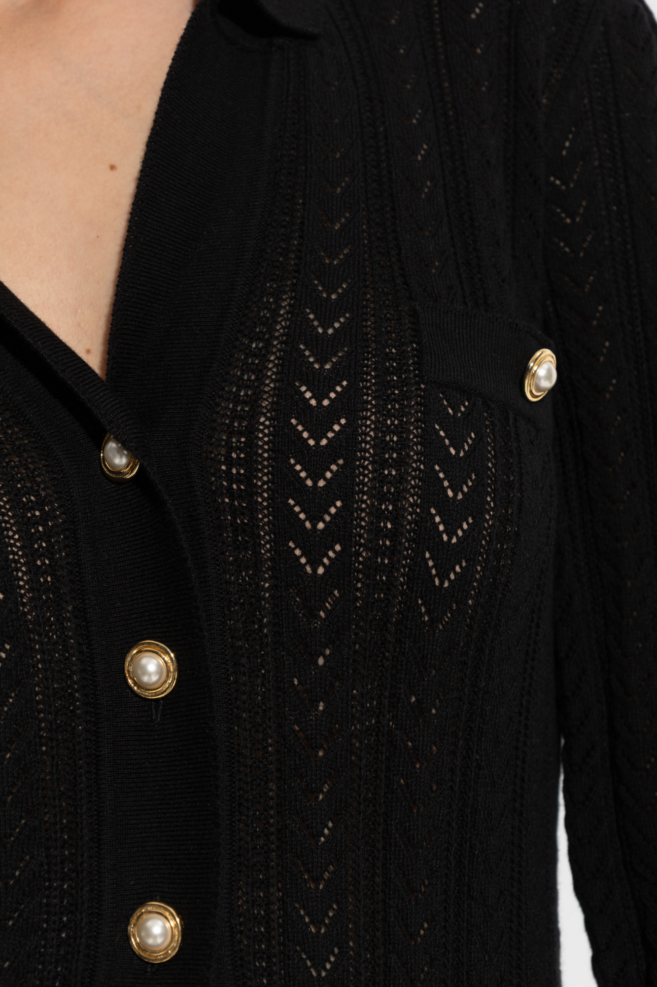 【MODERNIF】Nix Dangara Cardigan Alessandra Rich Cardigan with a decorative knit | Women's